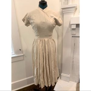 50s Jonathan Logan Linen Dress
